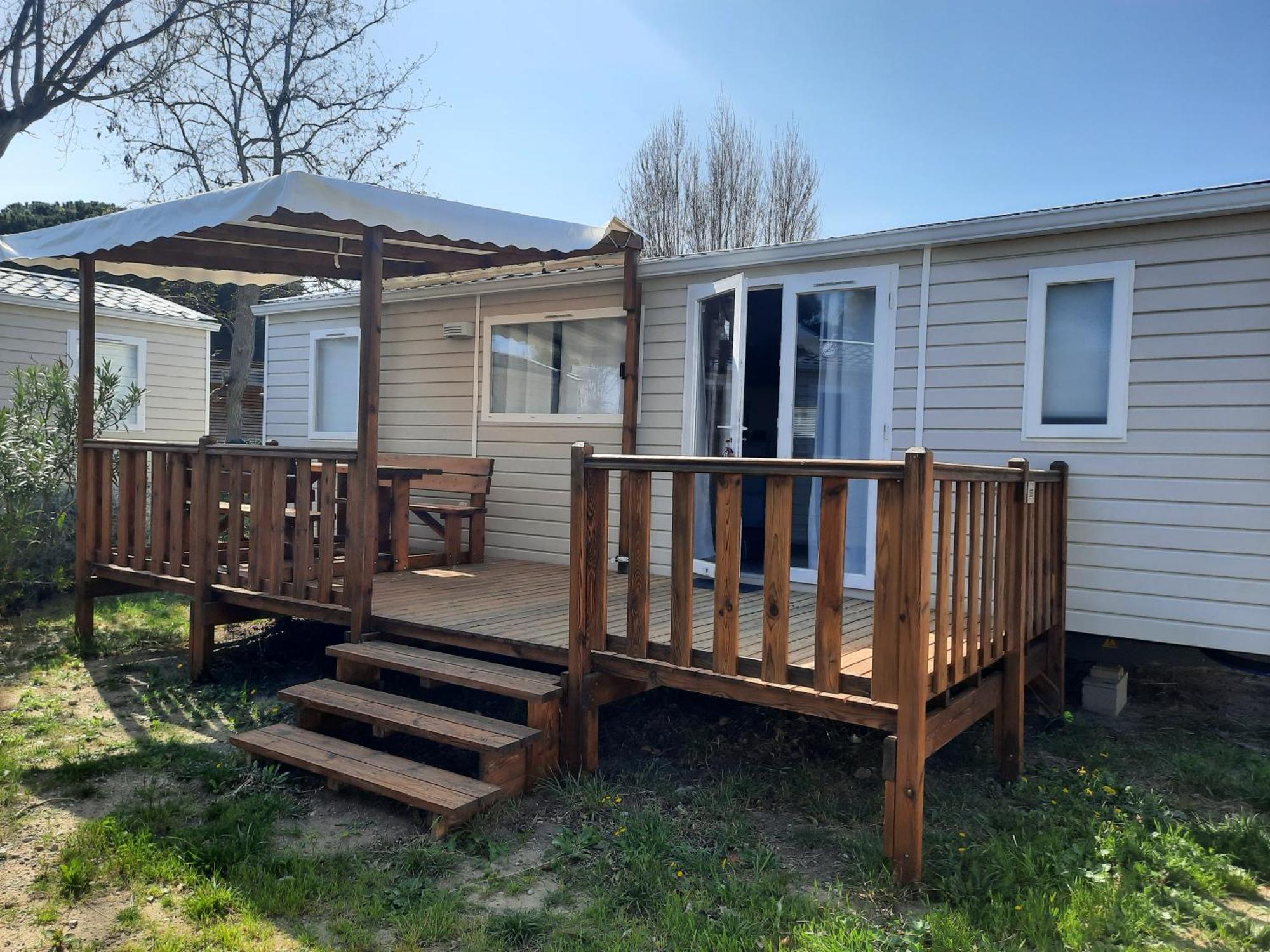 Mobilhome Clim La Falaise 4 Etoiles Narbonne Exterior foto